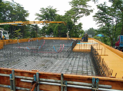 コンクリート打設