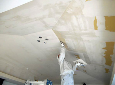 天井塗装仕上げ