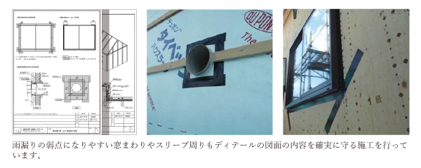 気密・防水処理